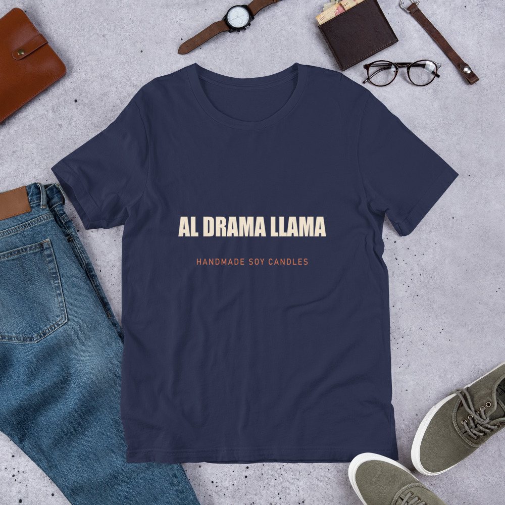 Al Drama Llama Wordmark Tee Front