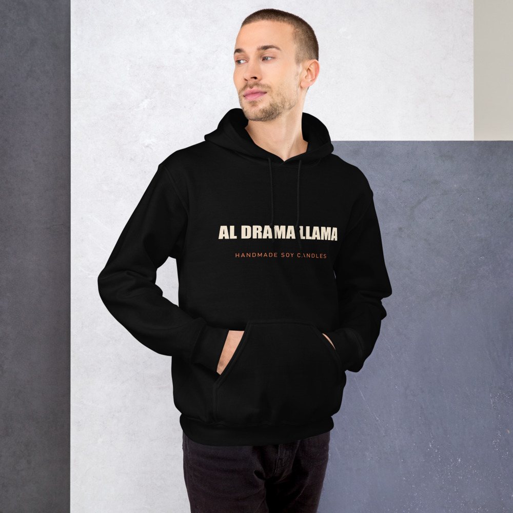 Al Drama Llama Wordmark Hoodie Front