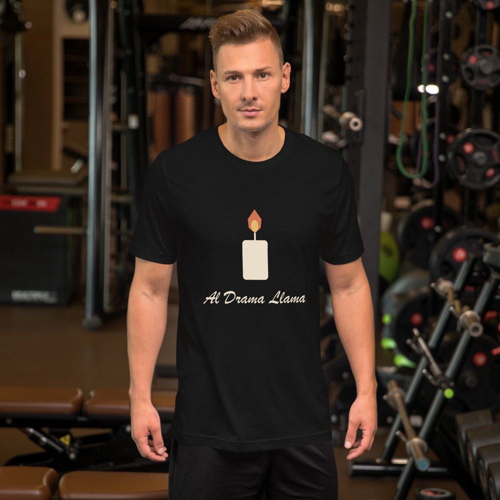 Al Drama Llama Candle Tee
