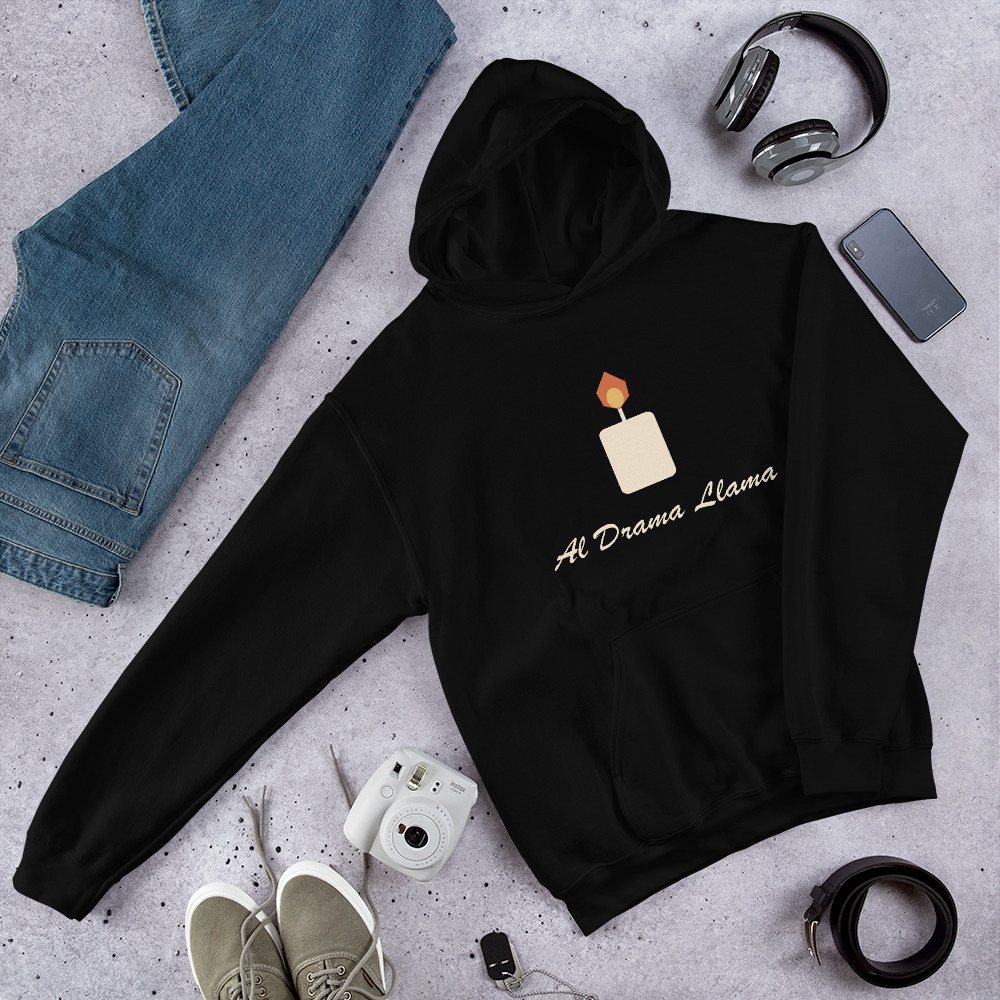 Al Drama Llama Candle Hoodie