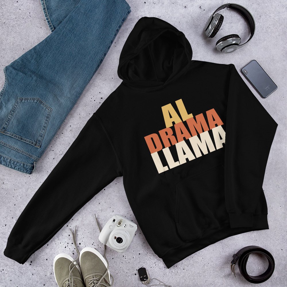 Al Drama Llama Stacked Hoodie