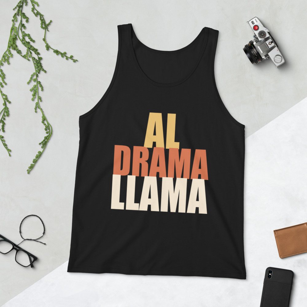 Al Drama Llama Stacked Tank Front