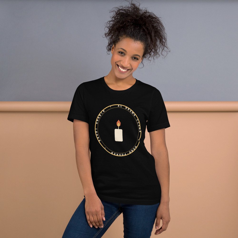 Al Drama Llama Badge Tee Front