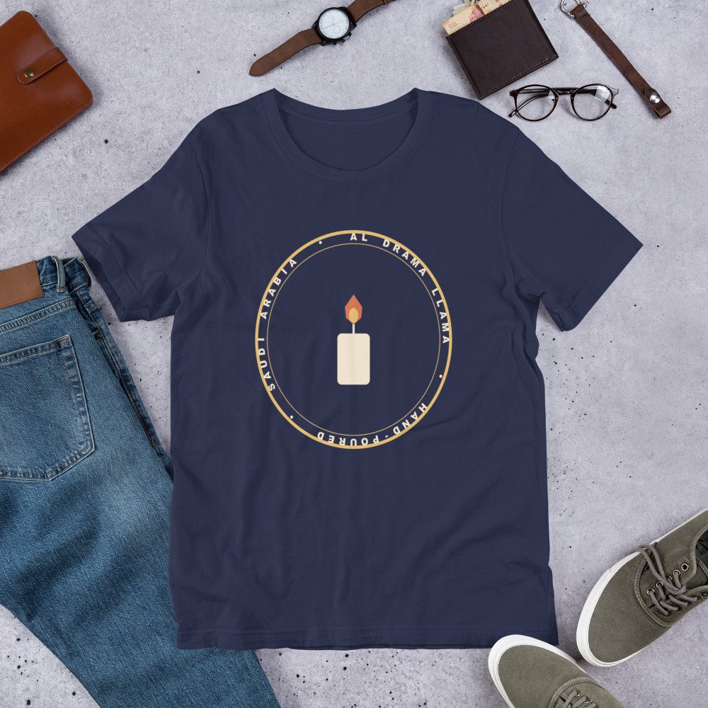 Al Drama Llama Badge Tee Front