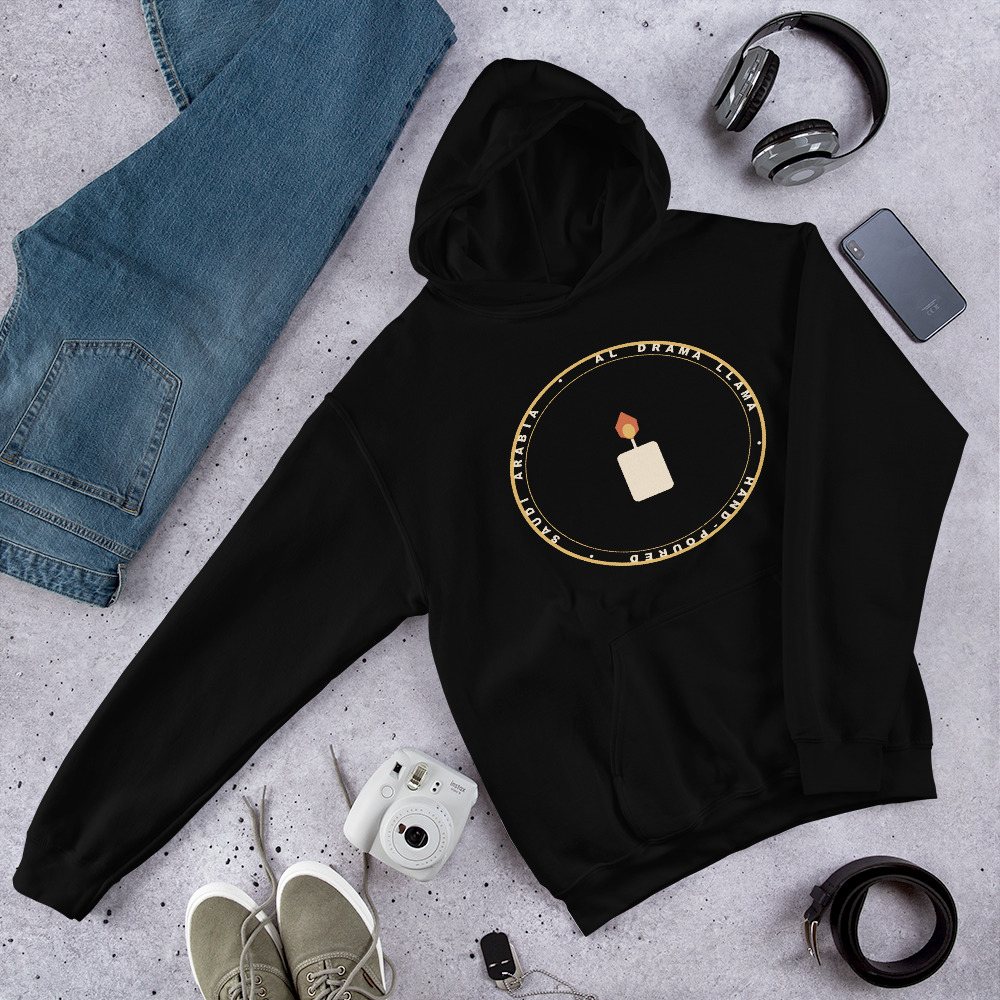 Al Drama Llama Badge Hoodie