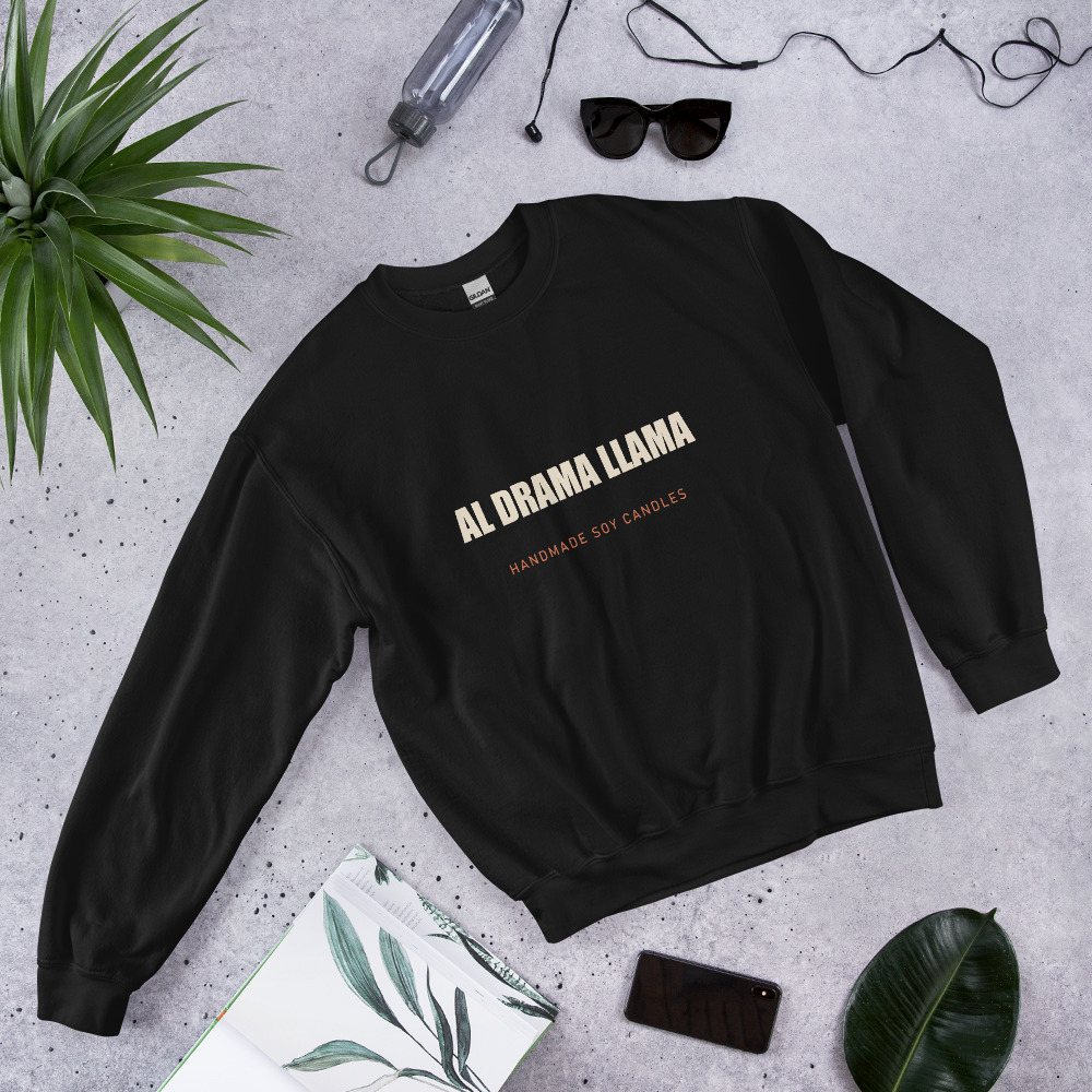 Al Drama Llama Wordmark Sweatshirt