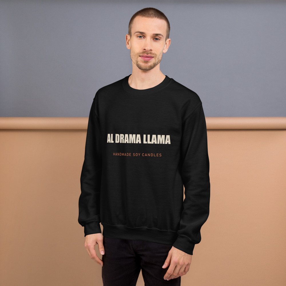 Al Drama Llama Wordmark Sweatshirt Front