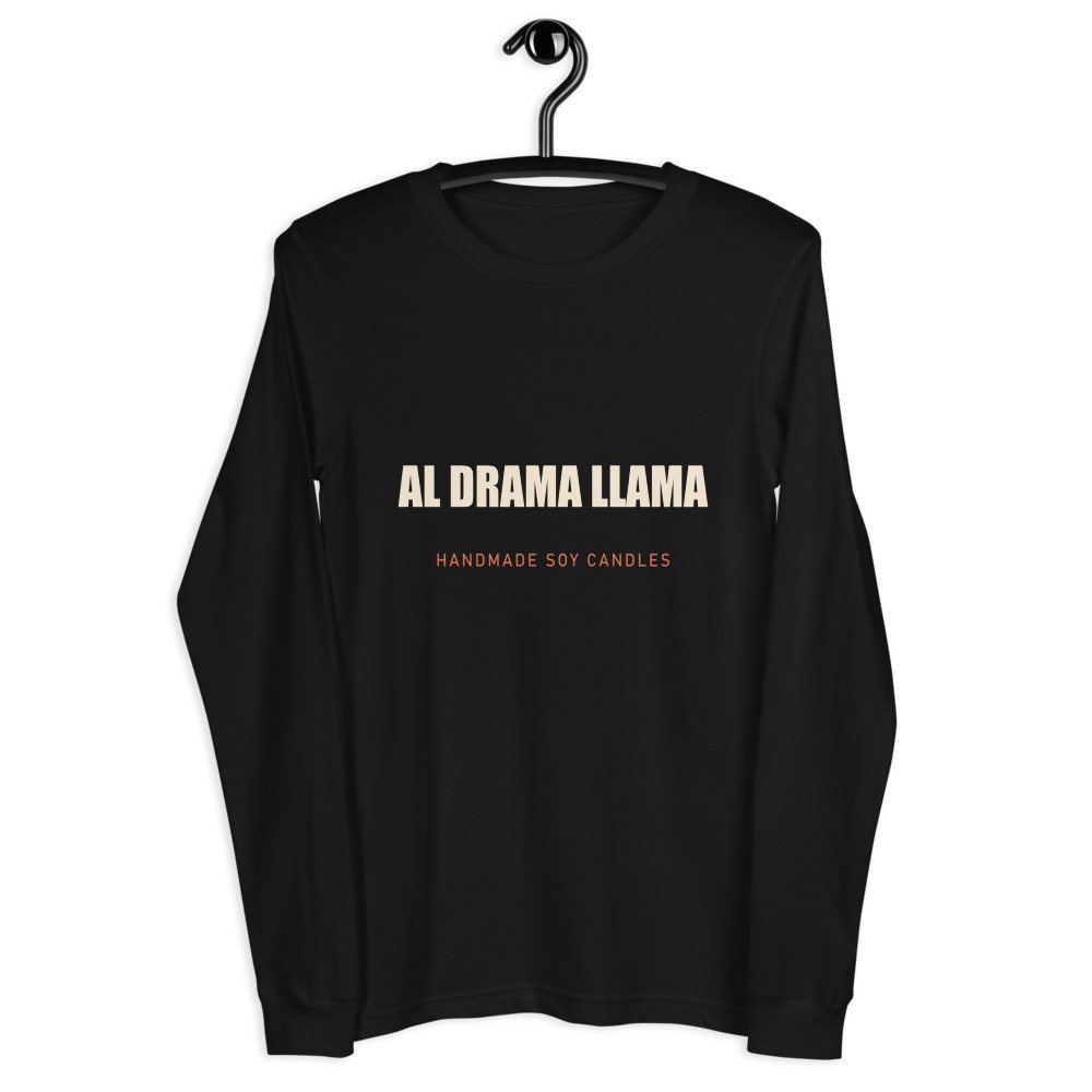 Al Drama Llama Wordmark Long Sleeve Tee