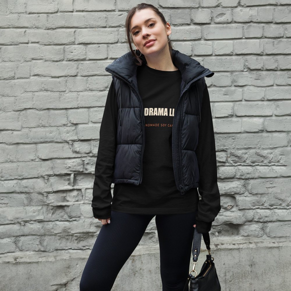 Al Drama Llama Wordmark Long Sleeve Tee Front