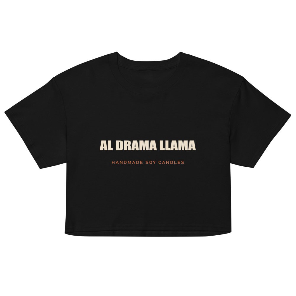 Al Drama Llama Wordmark Crop Top