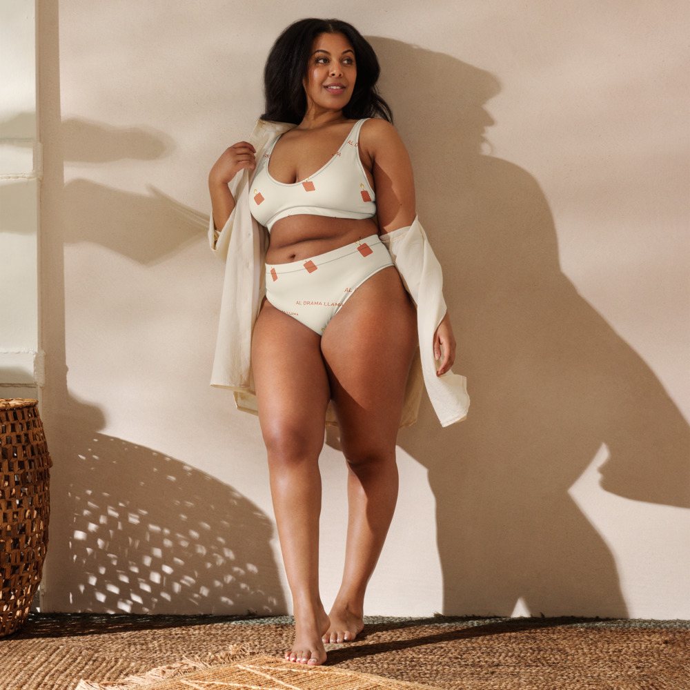 Al Drama Llama Candles Bikini Front
