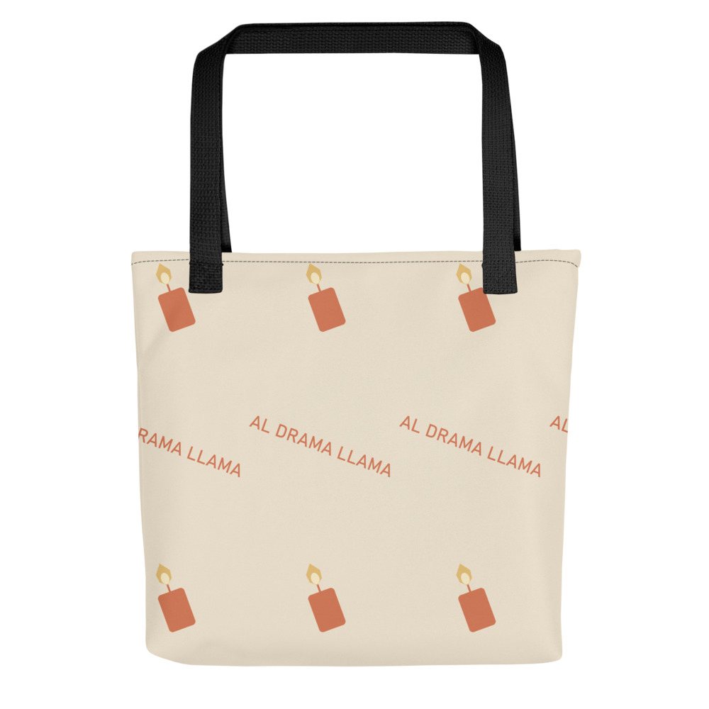 Al Drama Llama Candles Tote Bag