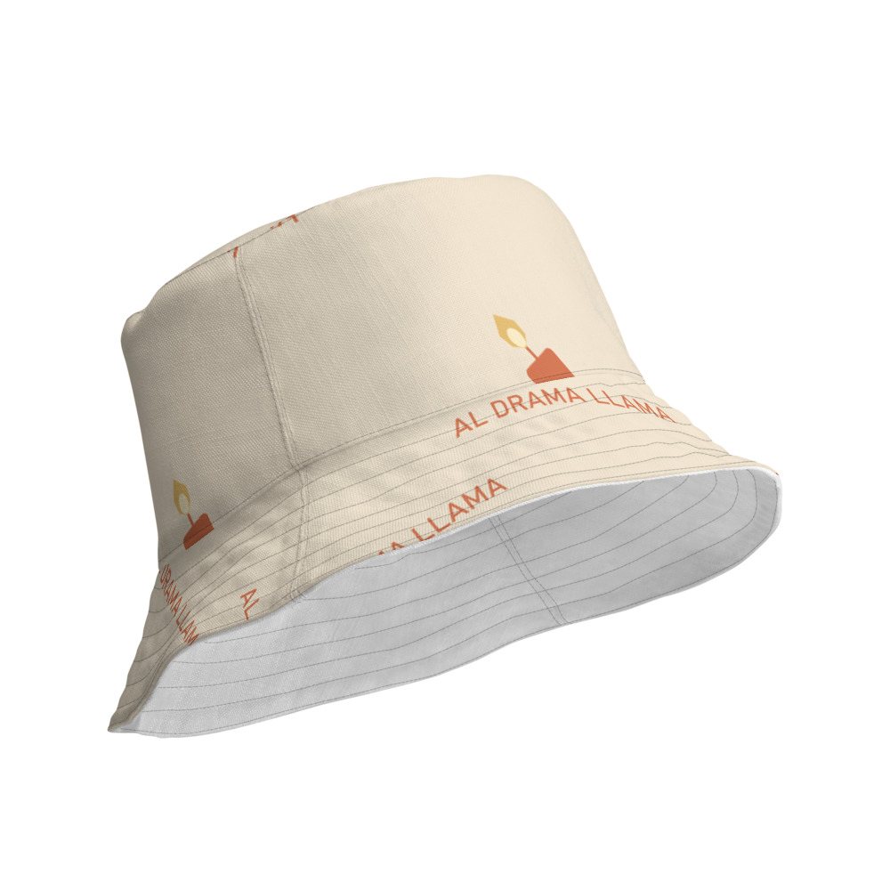 Al Drama Llama Candles Bucket Hat Product details Outside