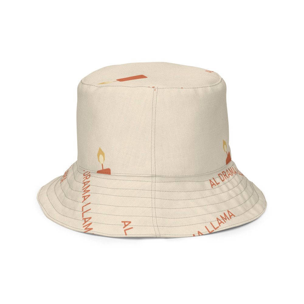 Al Drama Llama Candles Bucket Hat Right Outside