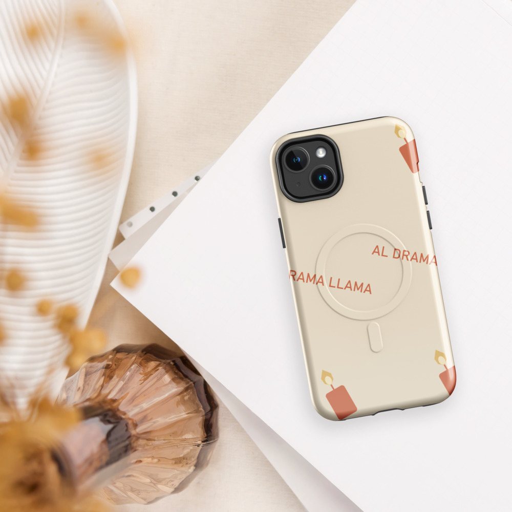 Al Drama Llama Candles Phone Case Front