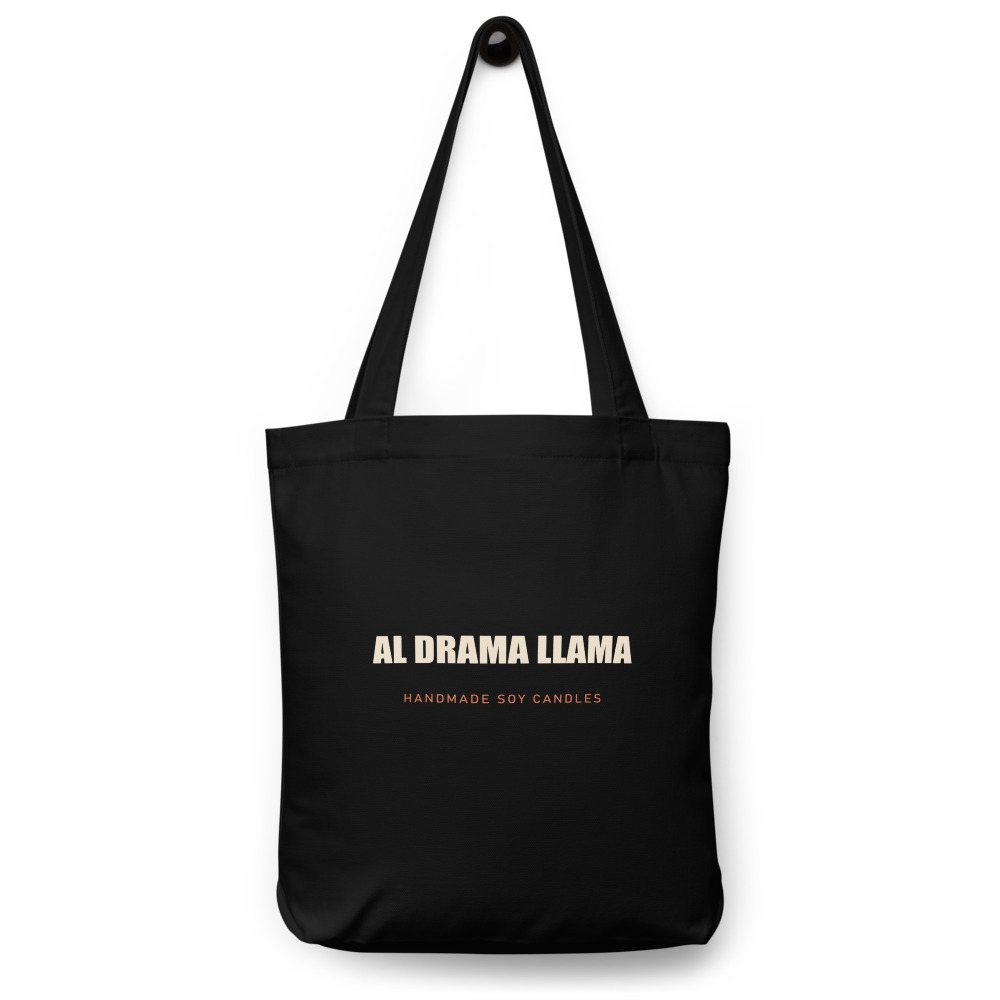 Al Drama Llama Wordmark Tote Bag Front