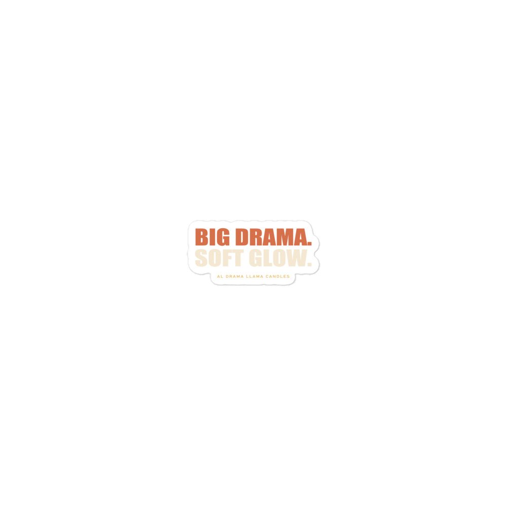 Al Drama Llama Big Drama Sticker