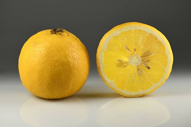 Bergamot oranges, a classic top note
