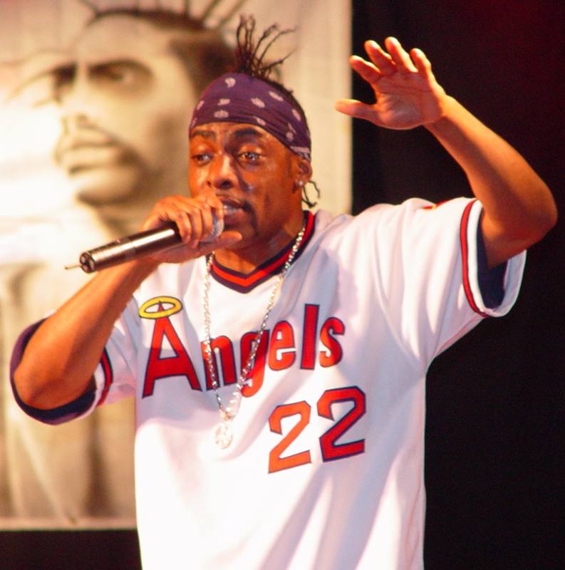 Coolio performing