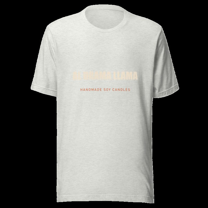 Al Drama Llama Wordmark Tee Ash
