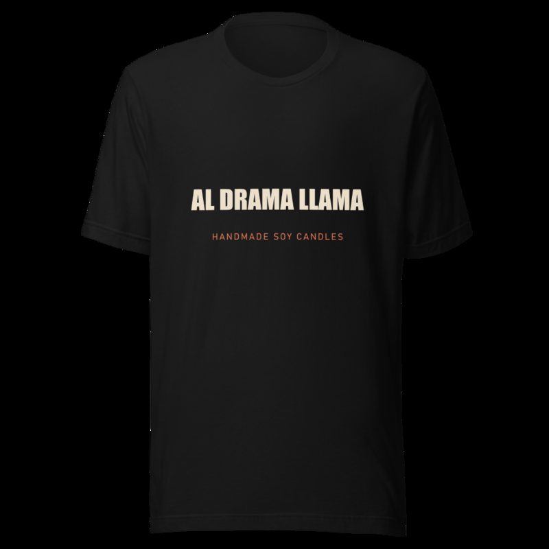 Al Drama Llama Wordmark Tee Black