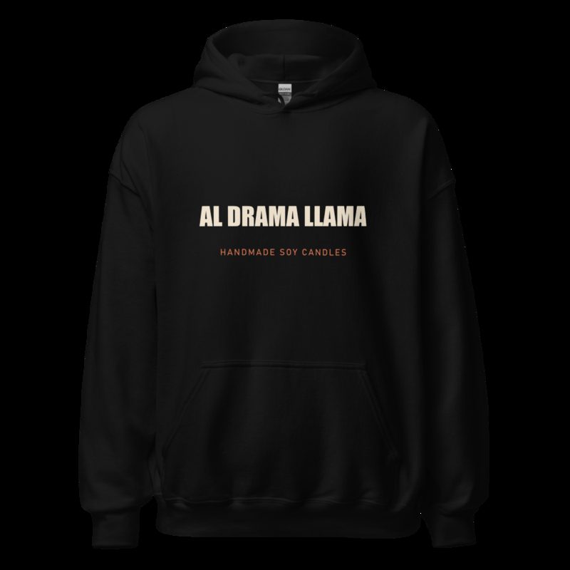 Al Drama Llama Wordmark Hoodie Black