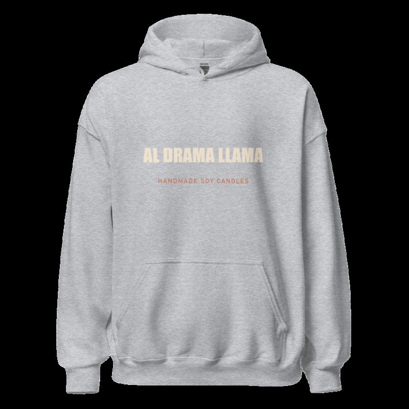 Al Drama Llama Wordmark Hoodie Sport Grey