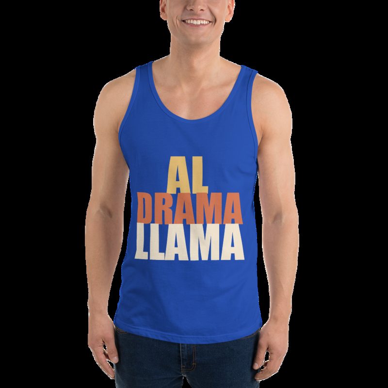 Al Drama Llama Stacked Tank True Royal