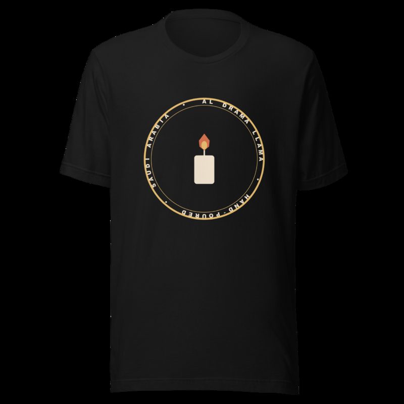 Al Drama Llama Badge Tee Black