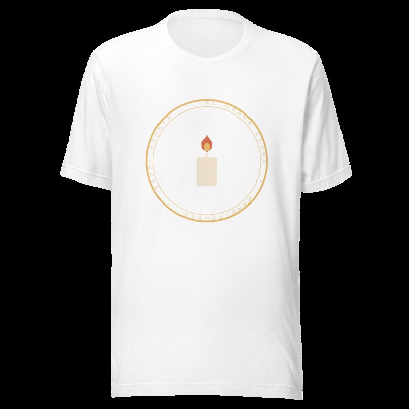 Al Drama Llama Badge Tee White