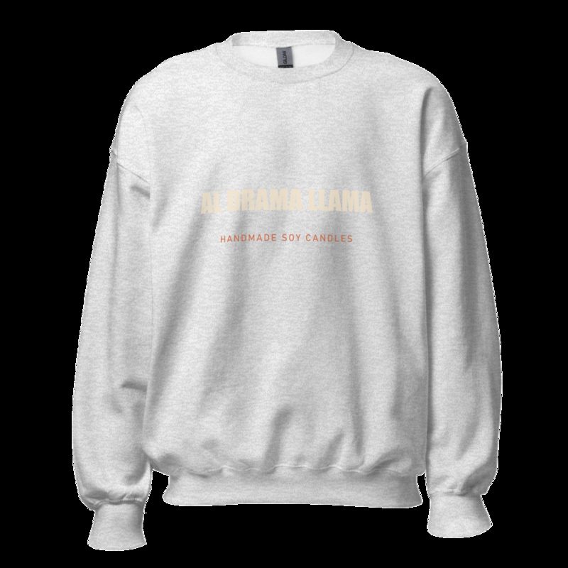 Al Drama Llama Wordmark Sweatshirt Ash
