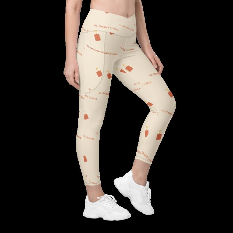 Al Drama Llama Candles Leggings
