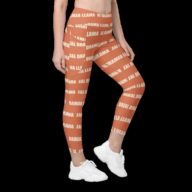 Al Drama Llama Wordmark Leggings