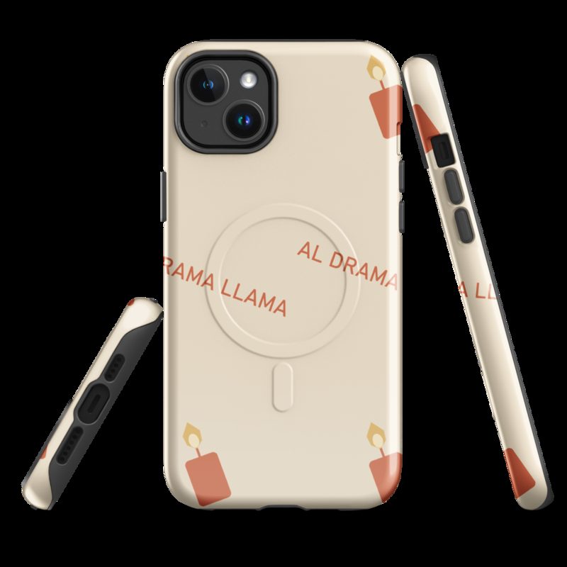 Al Drama Llama Candles Phone Case Glossy
