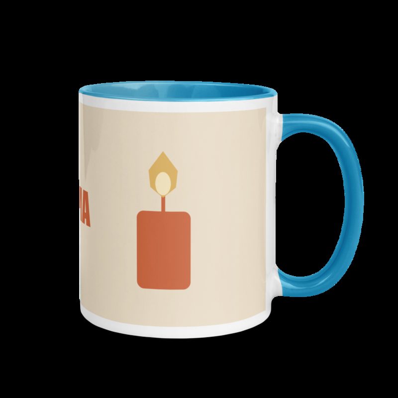 Al Drama Llama Mug Blue