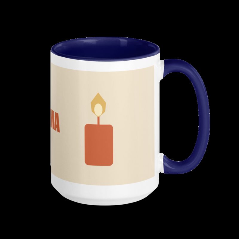 Al Drama Llama Mug Dark Blue