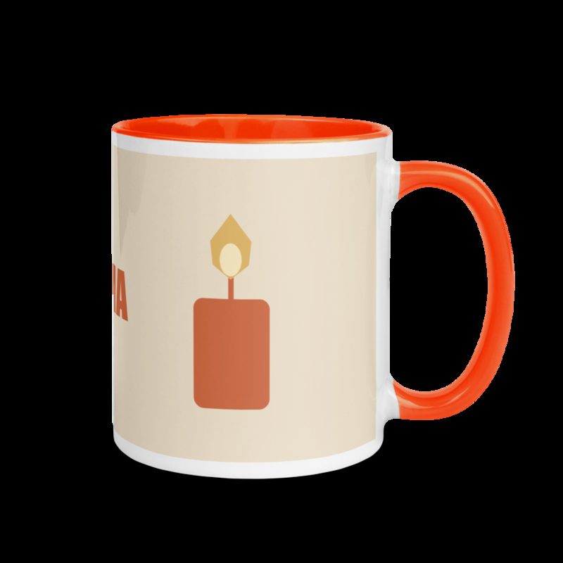 Al Drama Llama Mug Orange