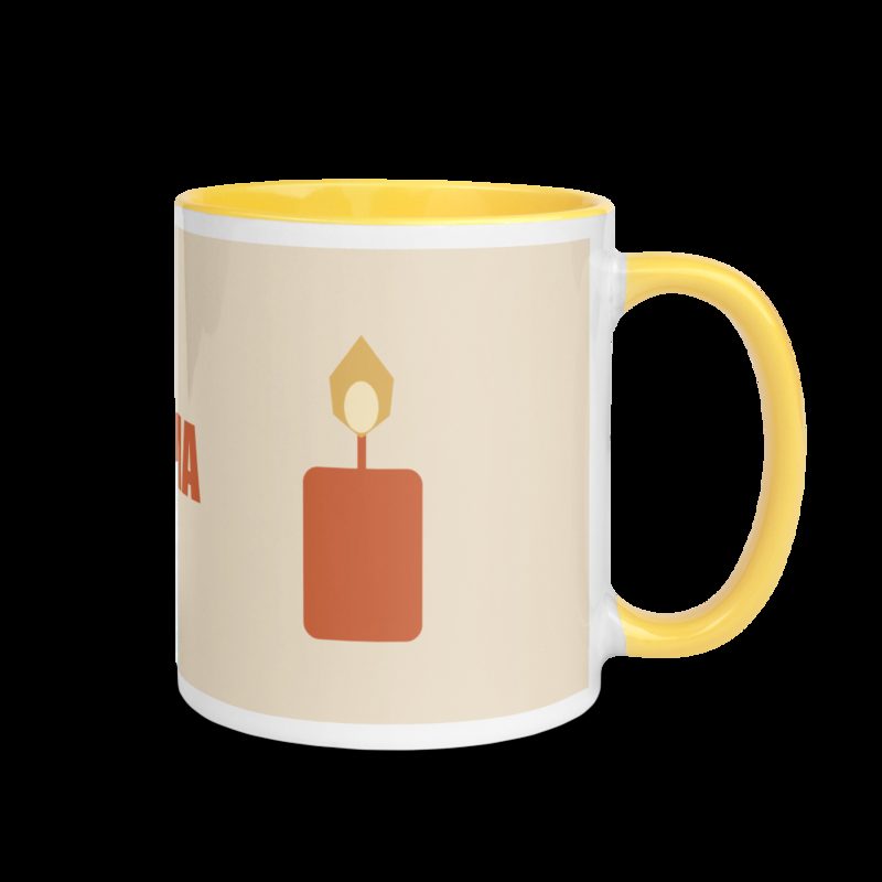 Al Drama Llama Mug Yellow