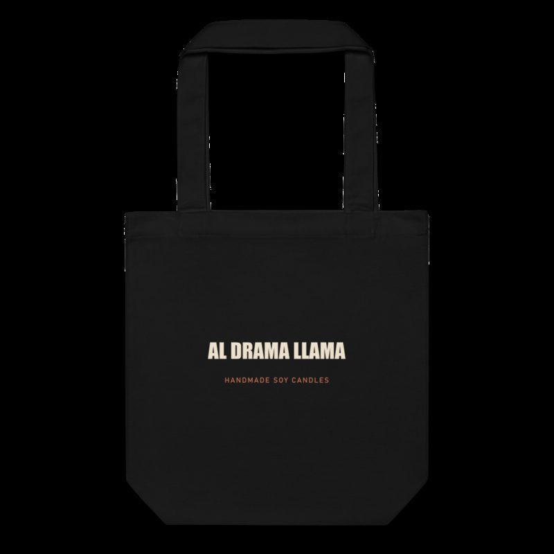Al Drama Llama Wordmark Tote Bag Black