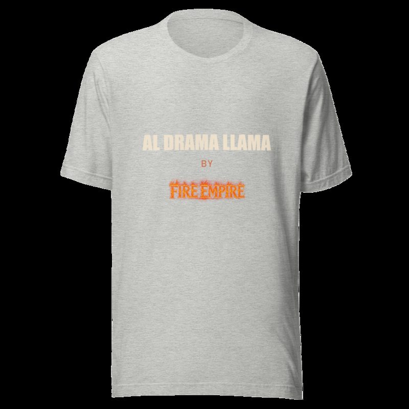 Al Drama Llama By Fire Empire Tee Athletic Heather