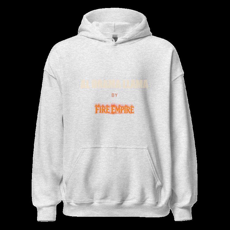 Al Drama Llama By Fire Empire Hoodie Ash