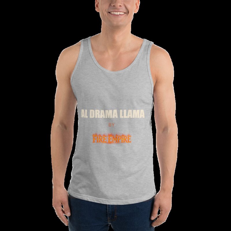 Al Drama Llama By Fire Empire Tank Athletic Heather