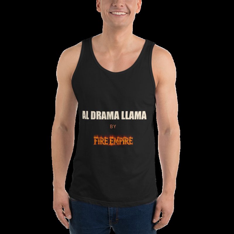 Al Drama Llama By Fire Empire Tank Black