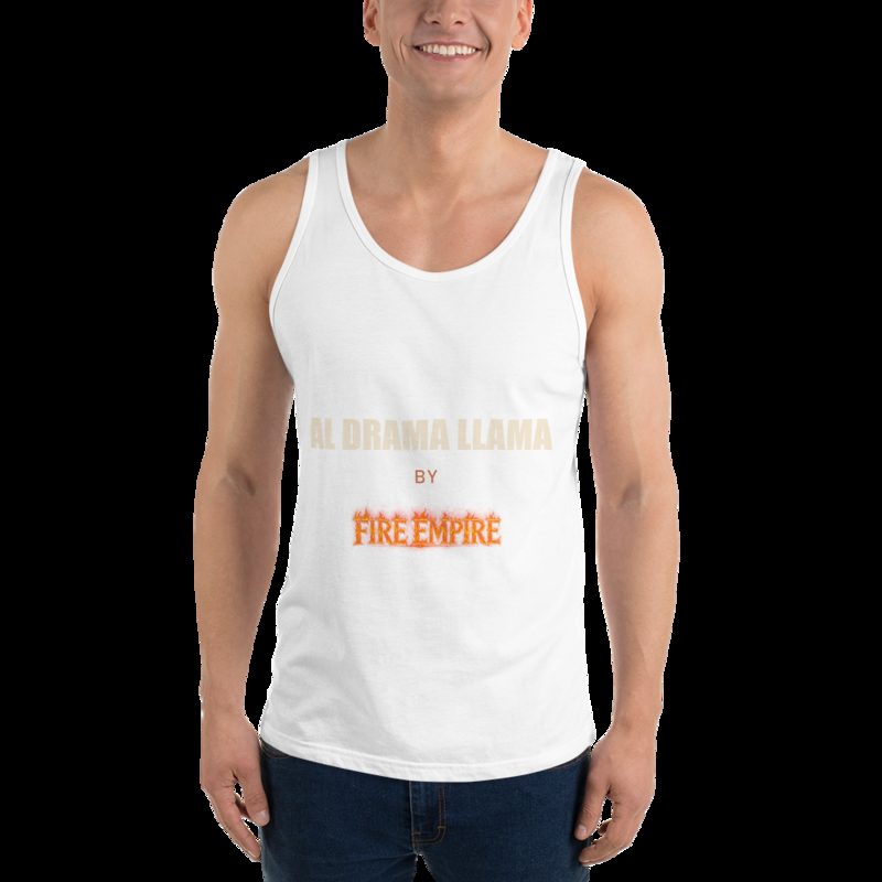 Al Drama Llama By Fire Empire Tank White