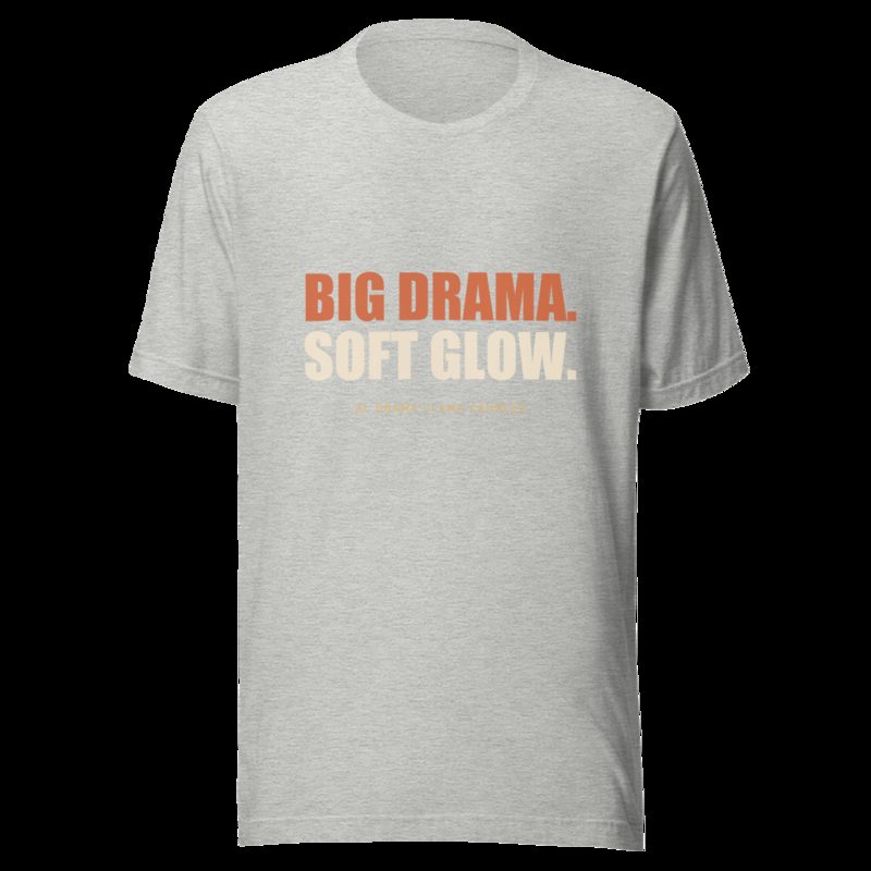 Al Drama Llama Big Drama Tee Athletic Heather