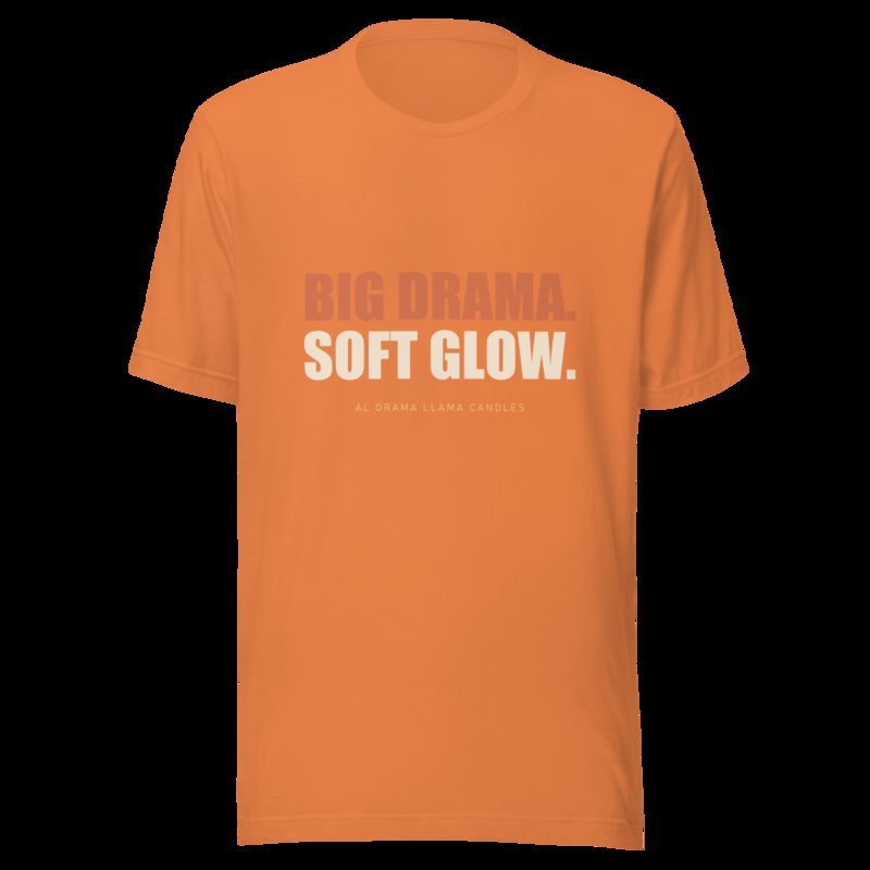 Al Drama Llama Big Drama Tee Burnt Orange