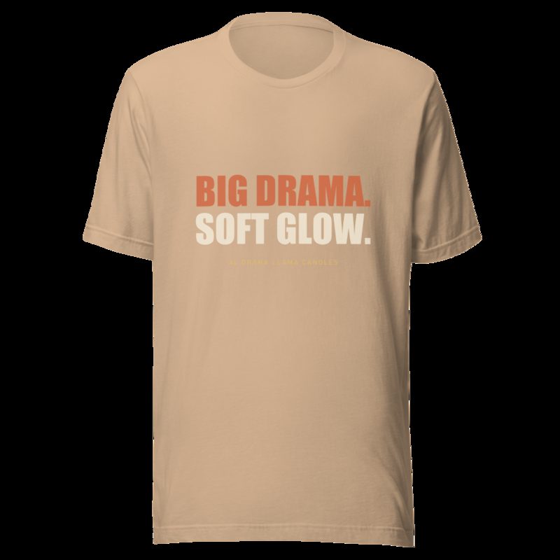 Al Drama Llama Big Drama Tee Tan