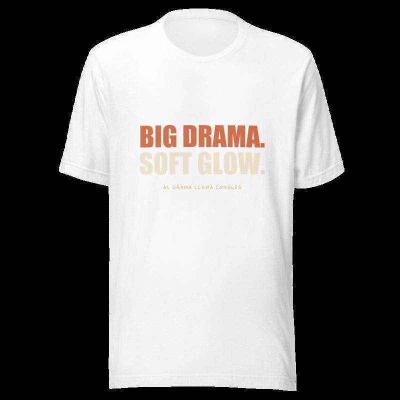 Al Drama Llama Big Drama Tee White