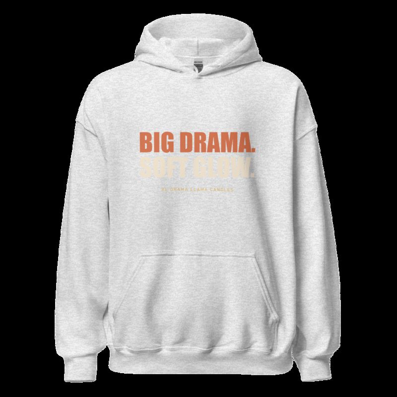 Al Drama Llama Big Drama Hoodie Ash