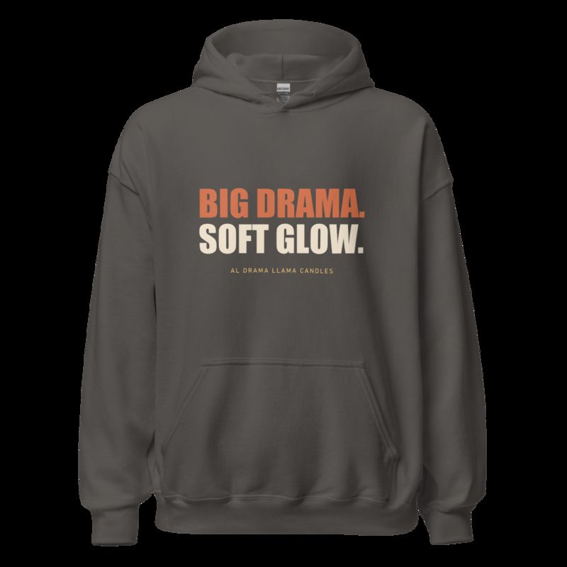 Al Drama Llama Big Drama Hoodie Charcoal